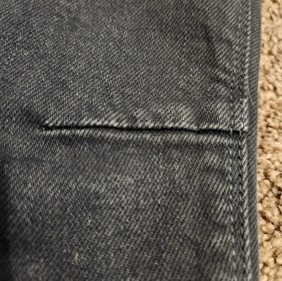 Rta Jeans Size 26 Women's Black Distressed Straight Leg Jeans - Picture 5 of 16